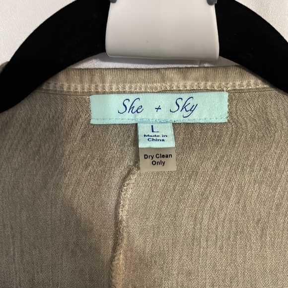 She Sky 3/4 length sleeve shirt/jacket - Picture 2 of 6